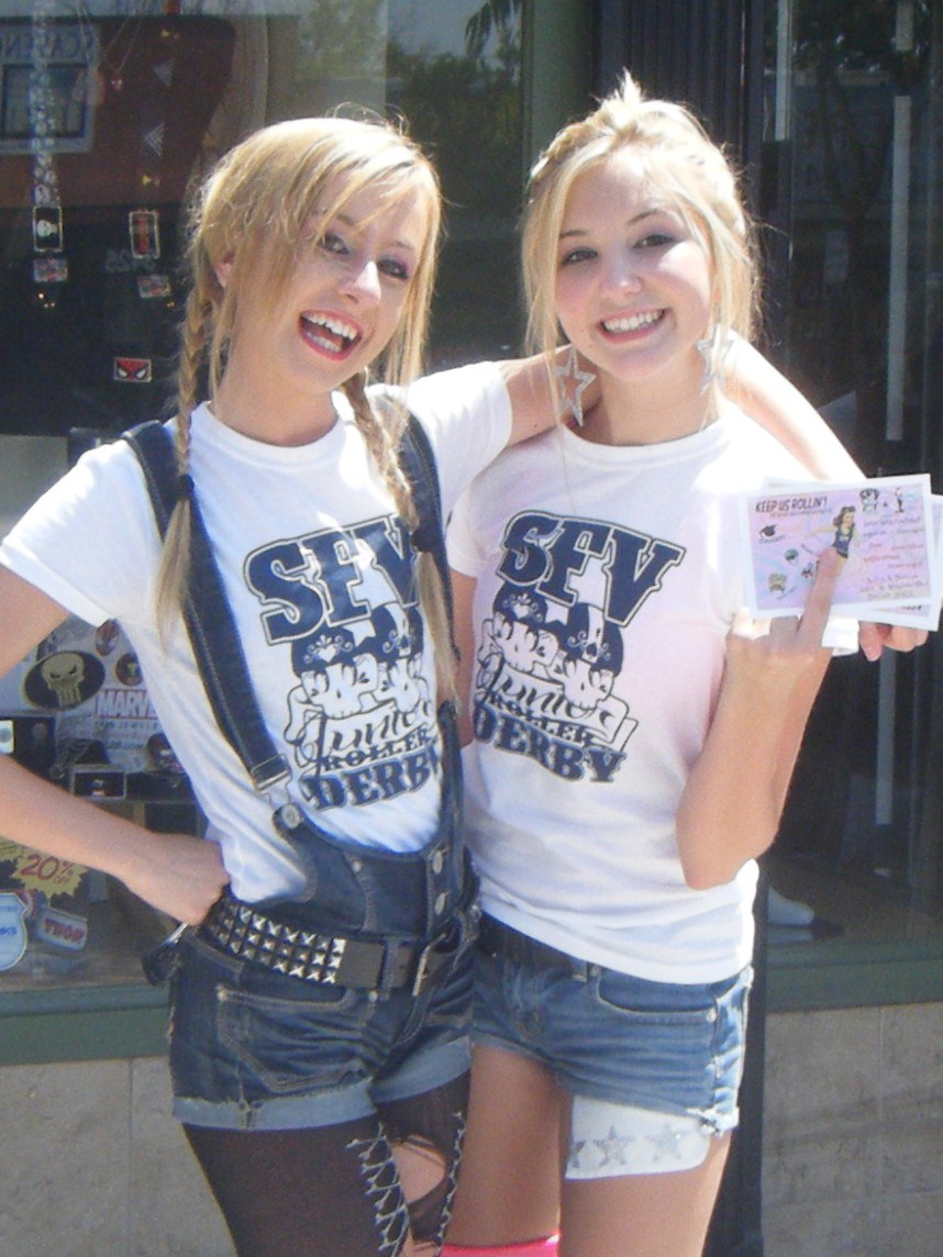 Allisyn Arm and Audrey Whitby - SFV Junior Derby Fundraiser