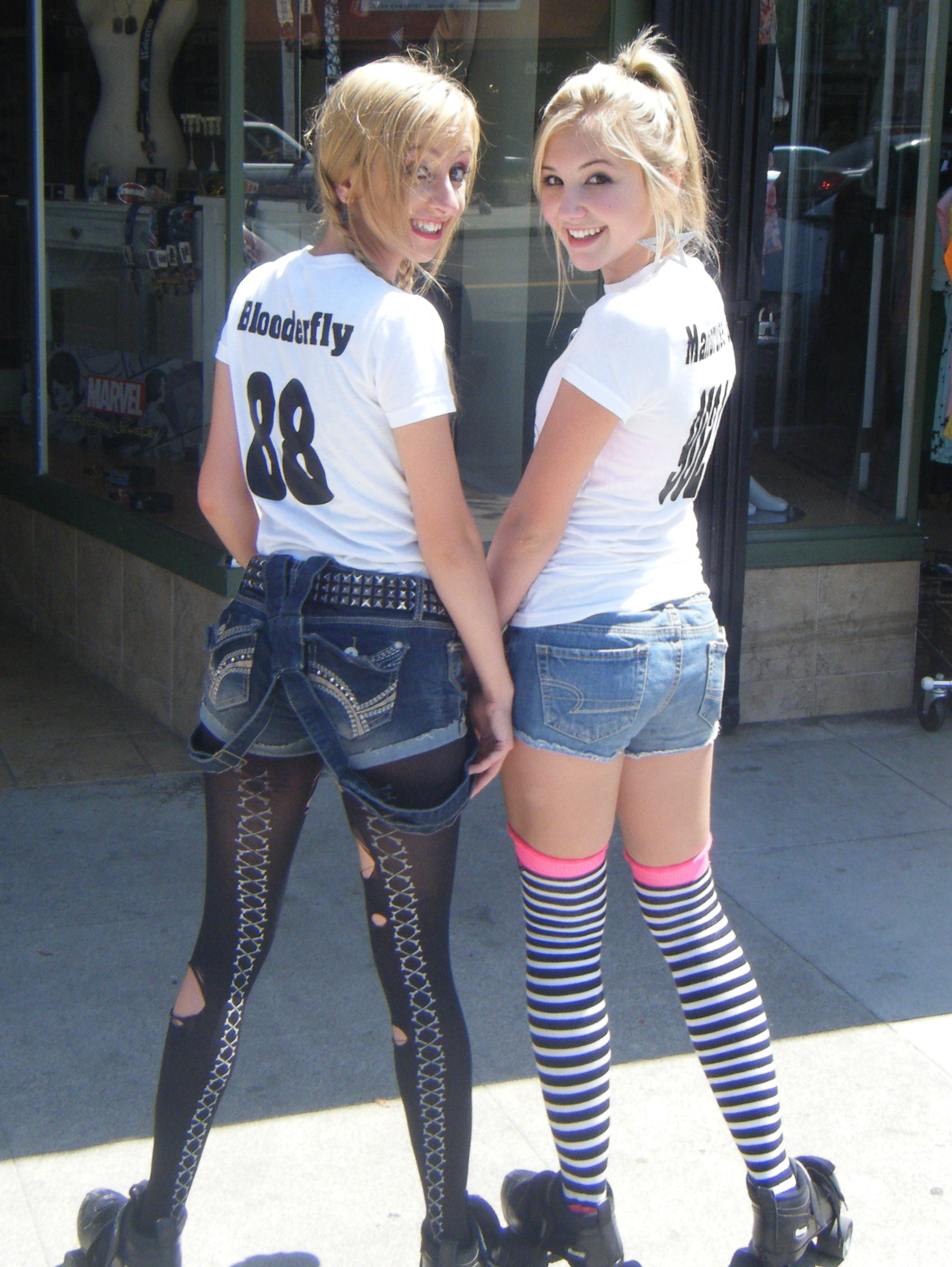 Allisyn Arm and Audrey Whitby - SFV Junior Derby Fundraiser