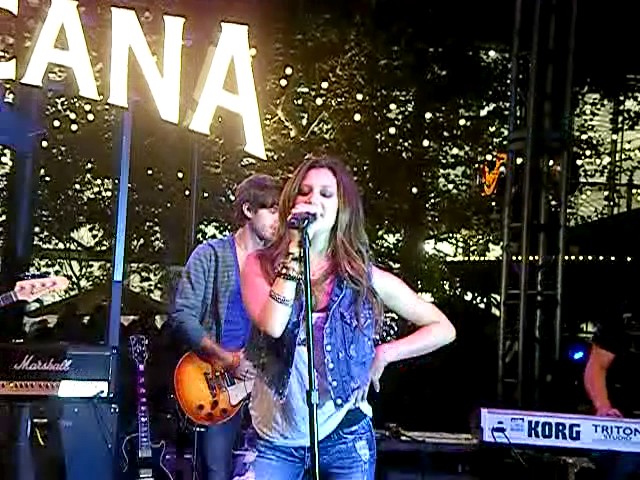 Ashley Tisdale Concert at The Americana at Brand