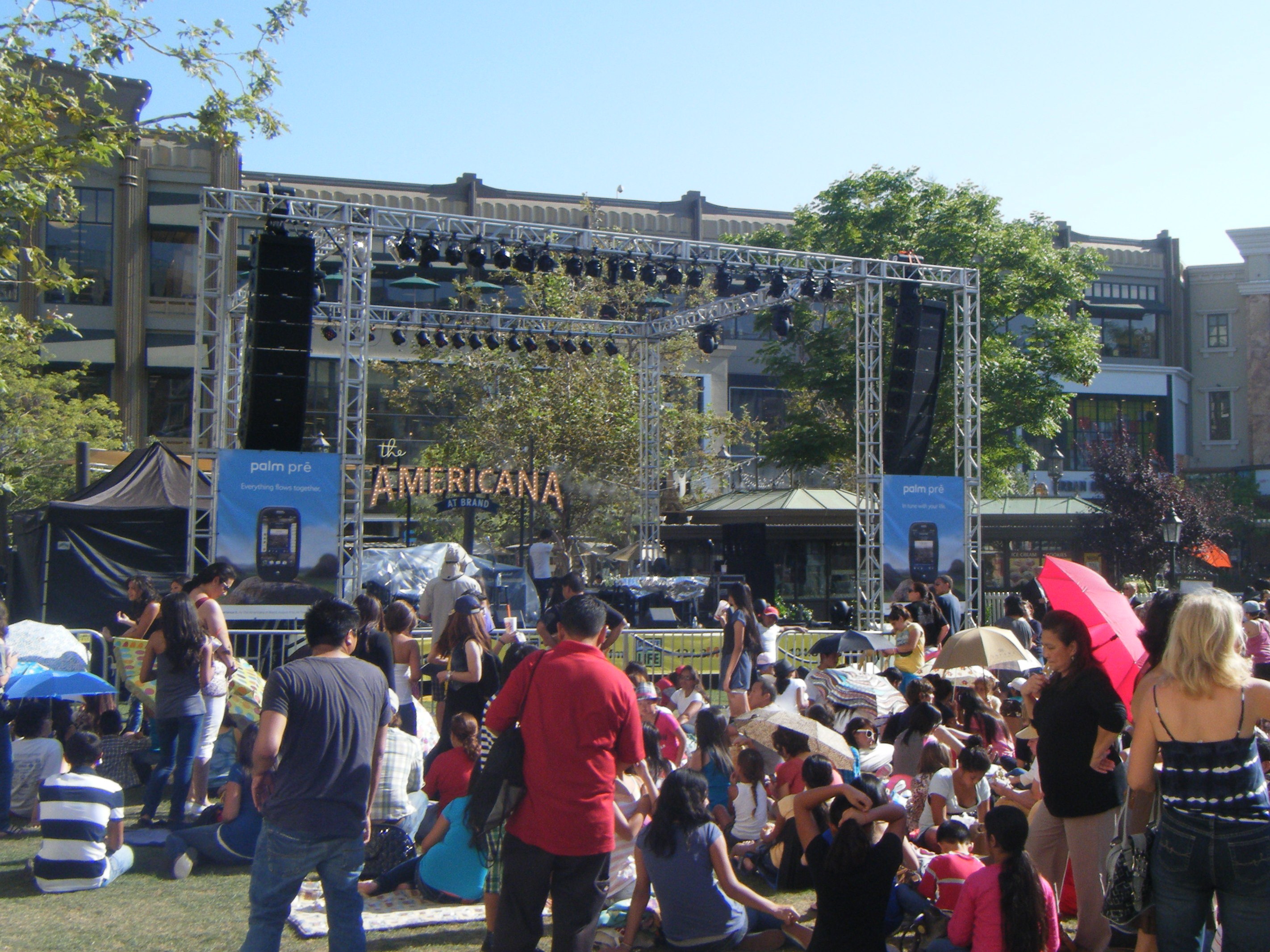 Ashley Tisdale Concert at The Americana at Brand