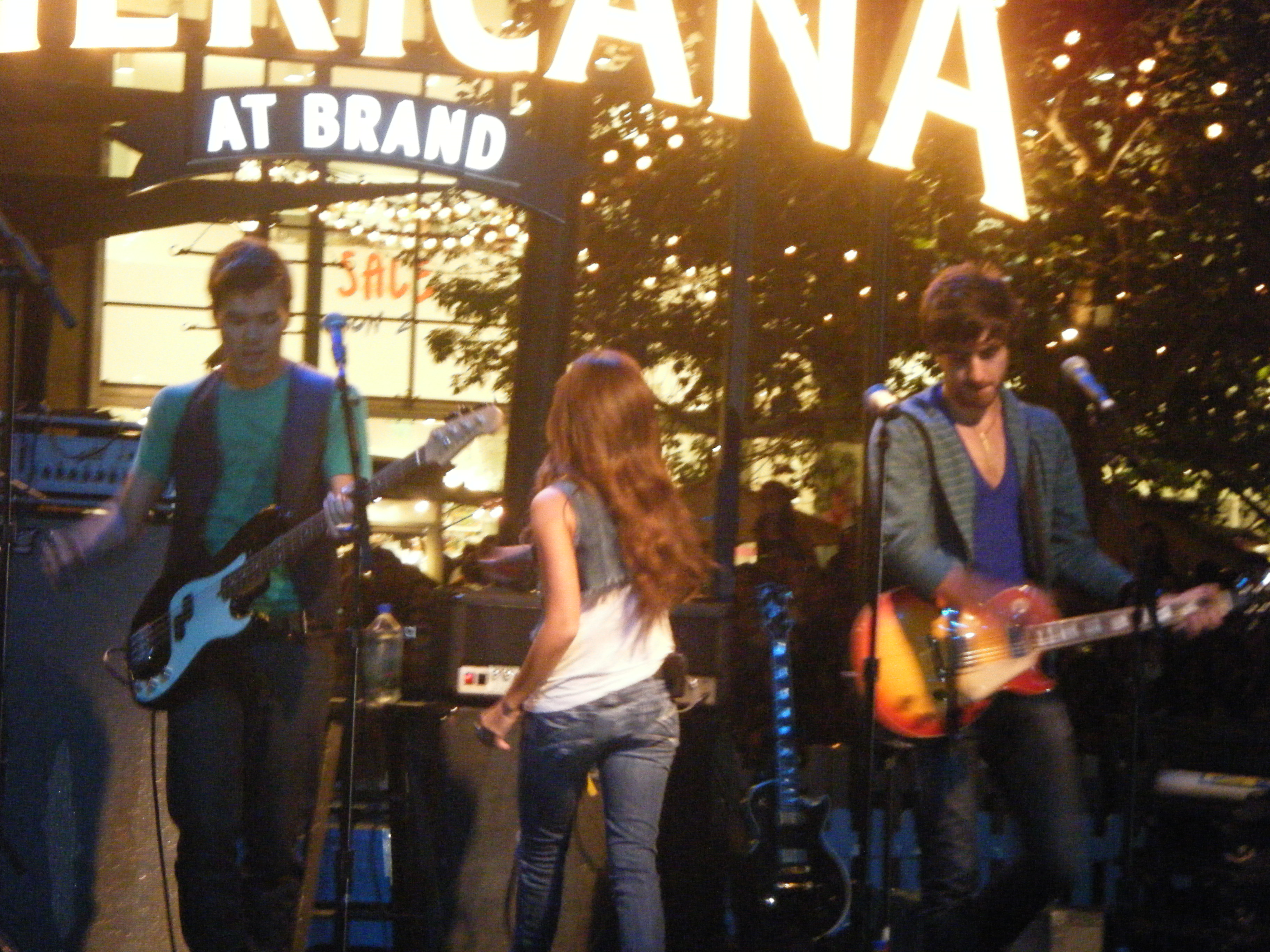Ashley Tisdale Concert at The Americana at Brand