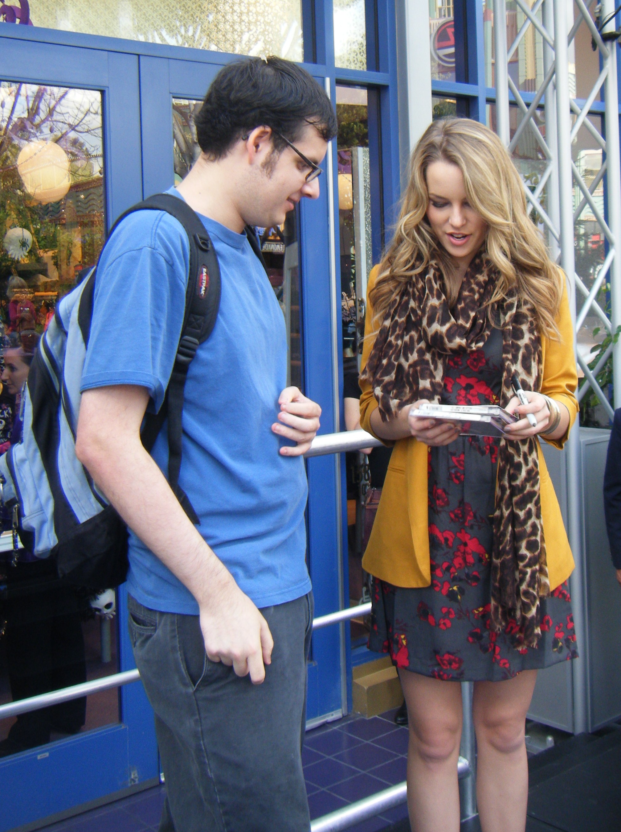 Bridgit Mendler Album Signing