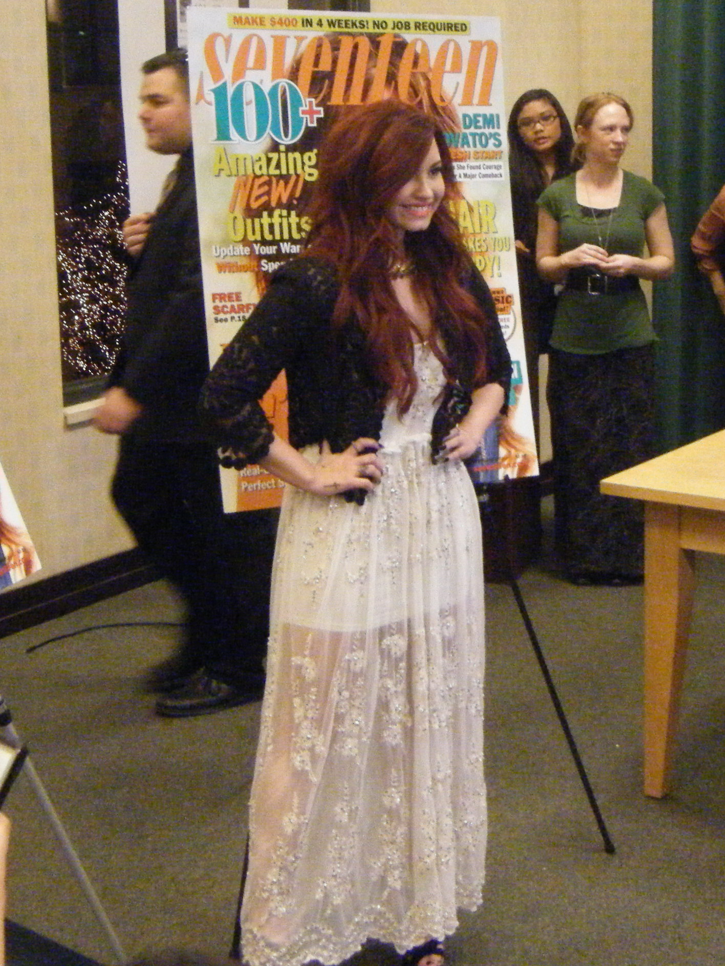 Demi Lovato Meet and Greet for Seventeen Magazine