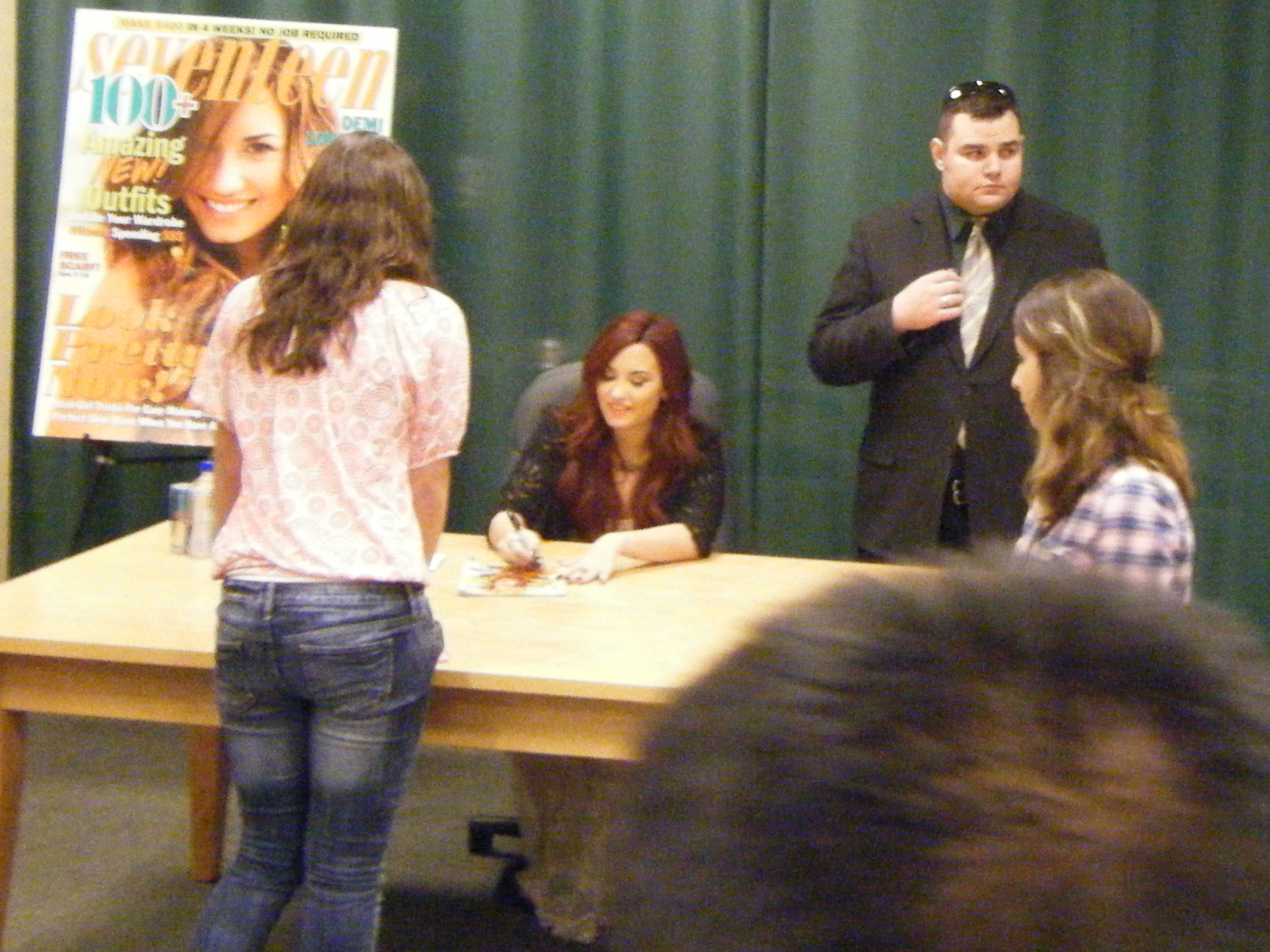 Demi Lovato Meet and Greet for Seventeen Magazine