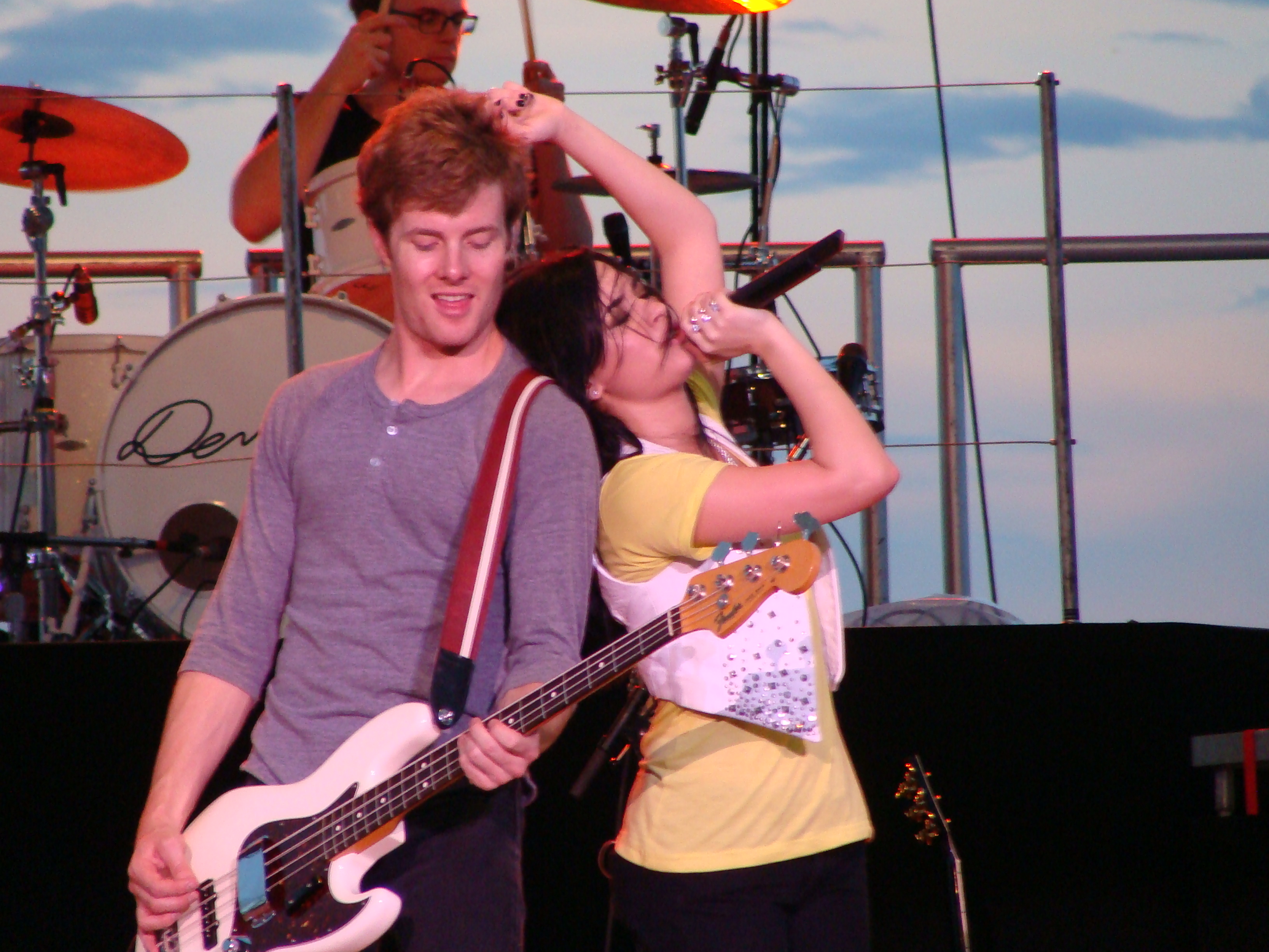 Demi Lovato preforms at the WI State Fair