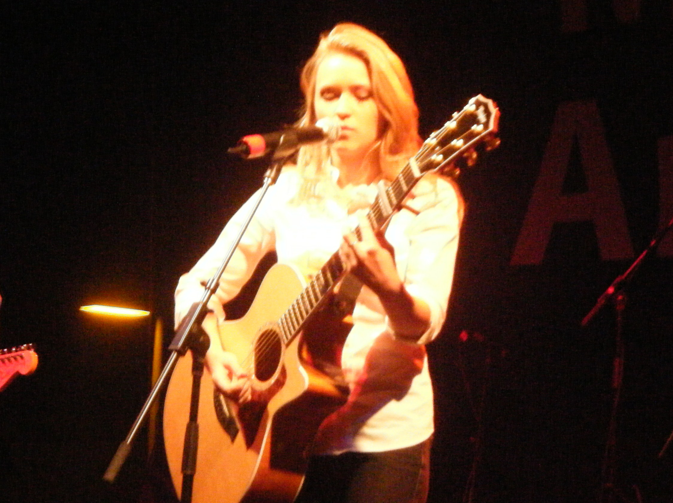 Emily Osment & Ashlyne Huff Concert at Wal-Mart