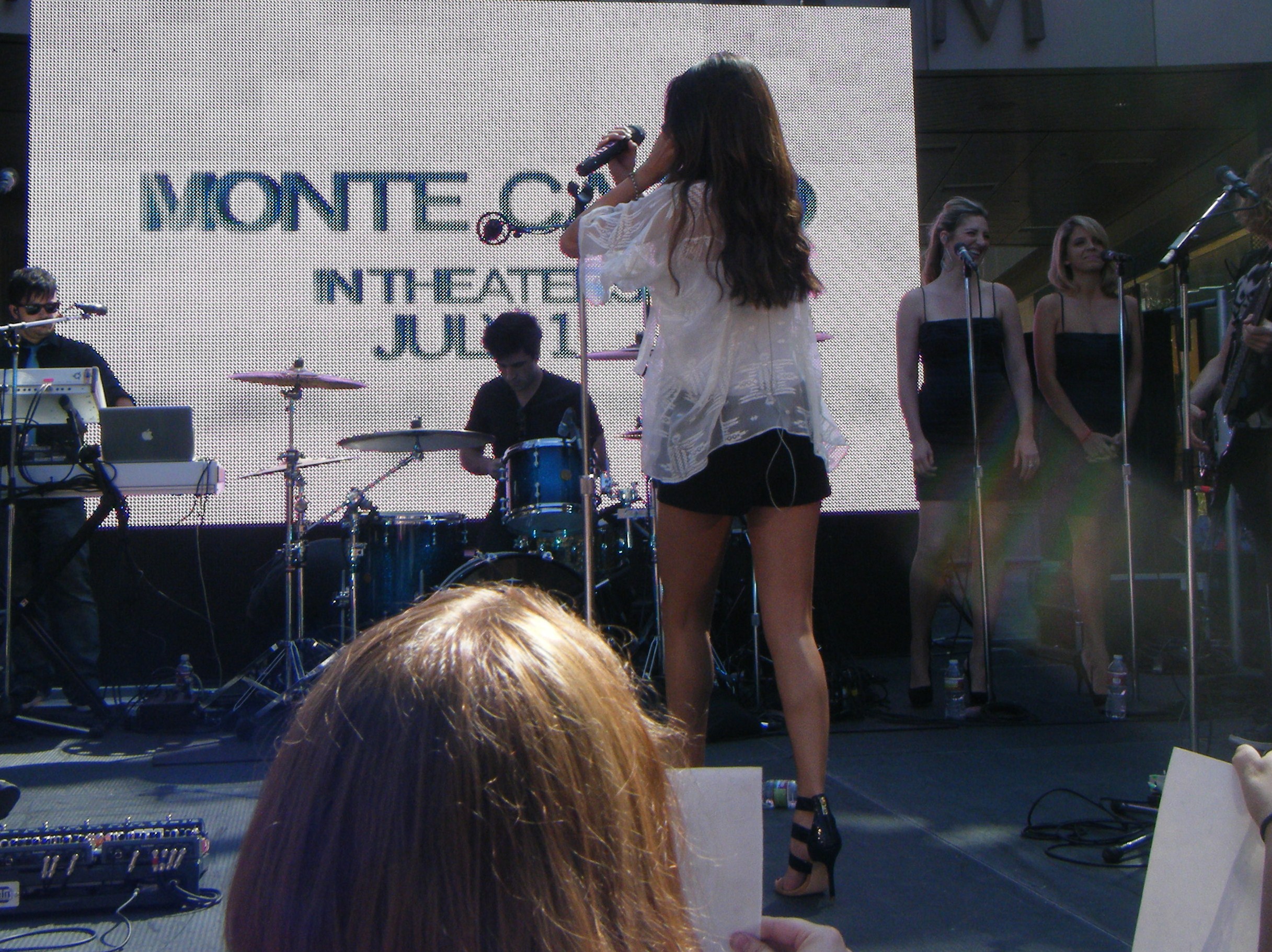 Selena Gomez Monte Carlo Mall Tour in Santa Monica