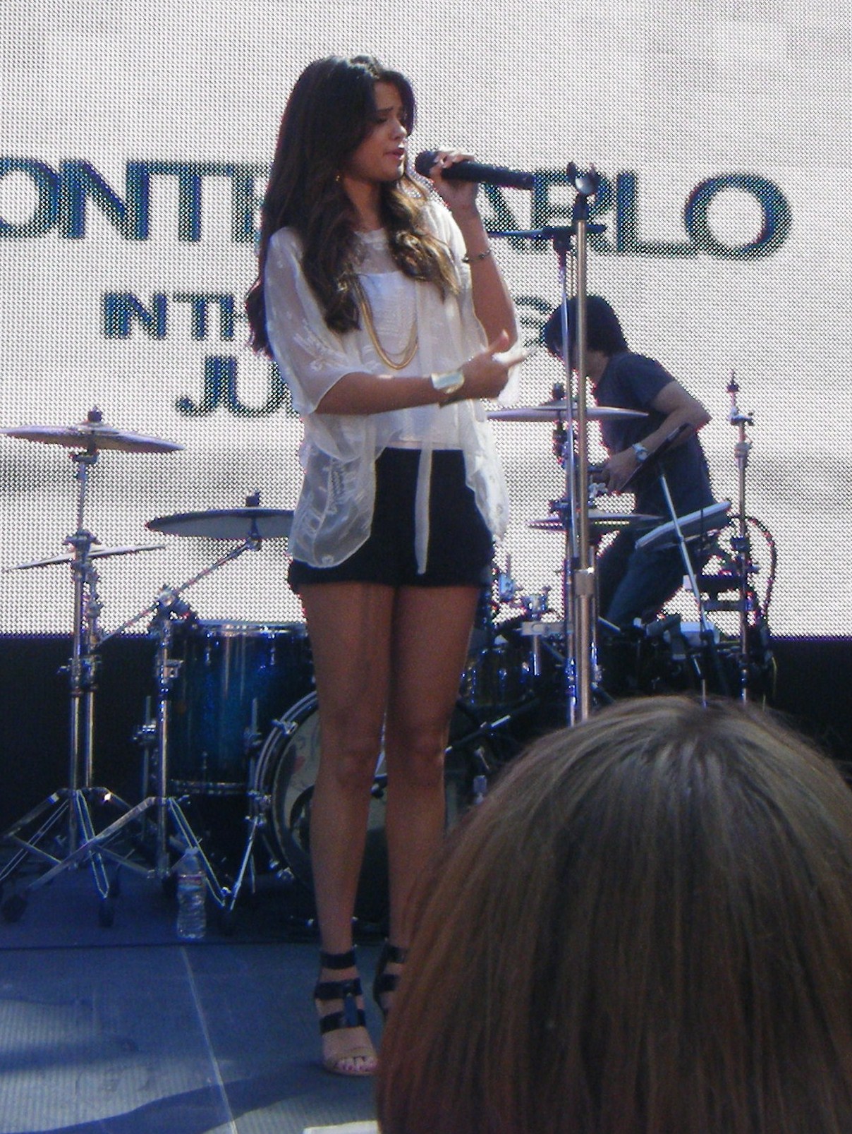 Selena Gomez Monte Carlo Mall Tour in Santa Monica
