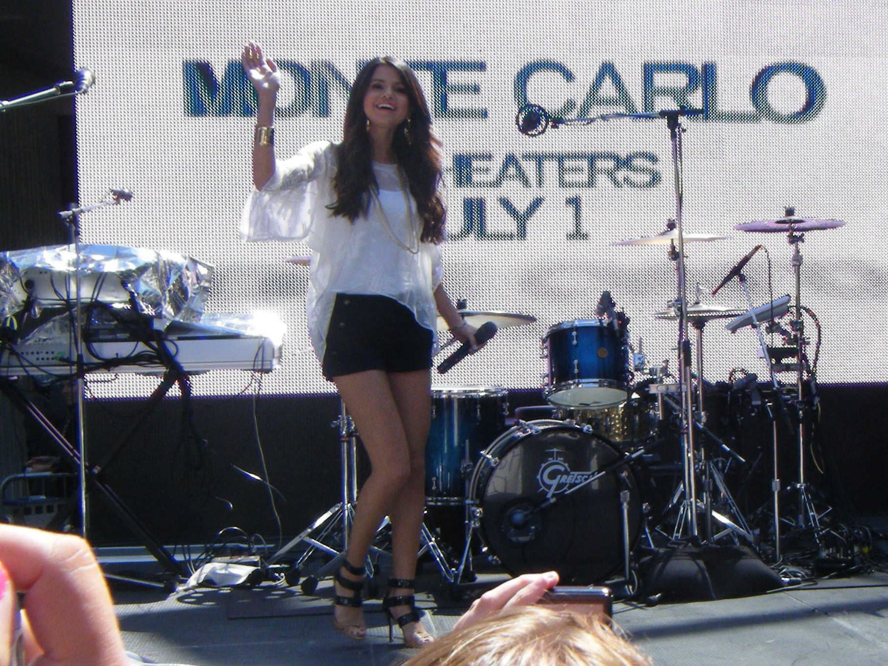 Selena Gomez Monte Carlo Mall Tour in Santa Monica