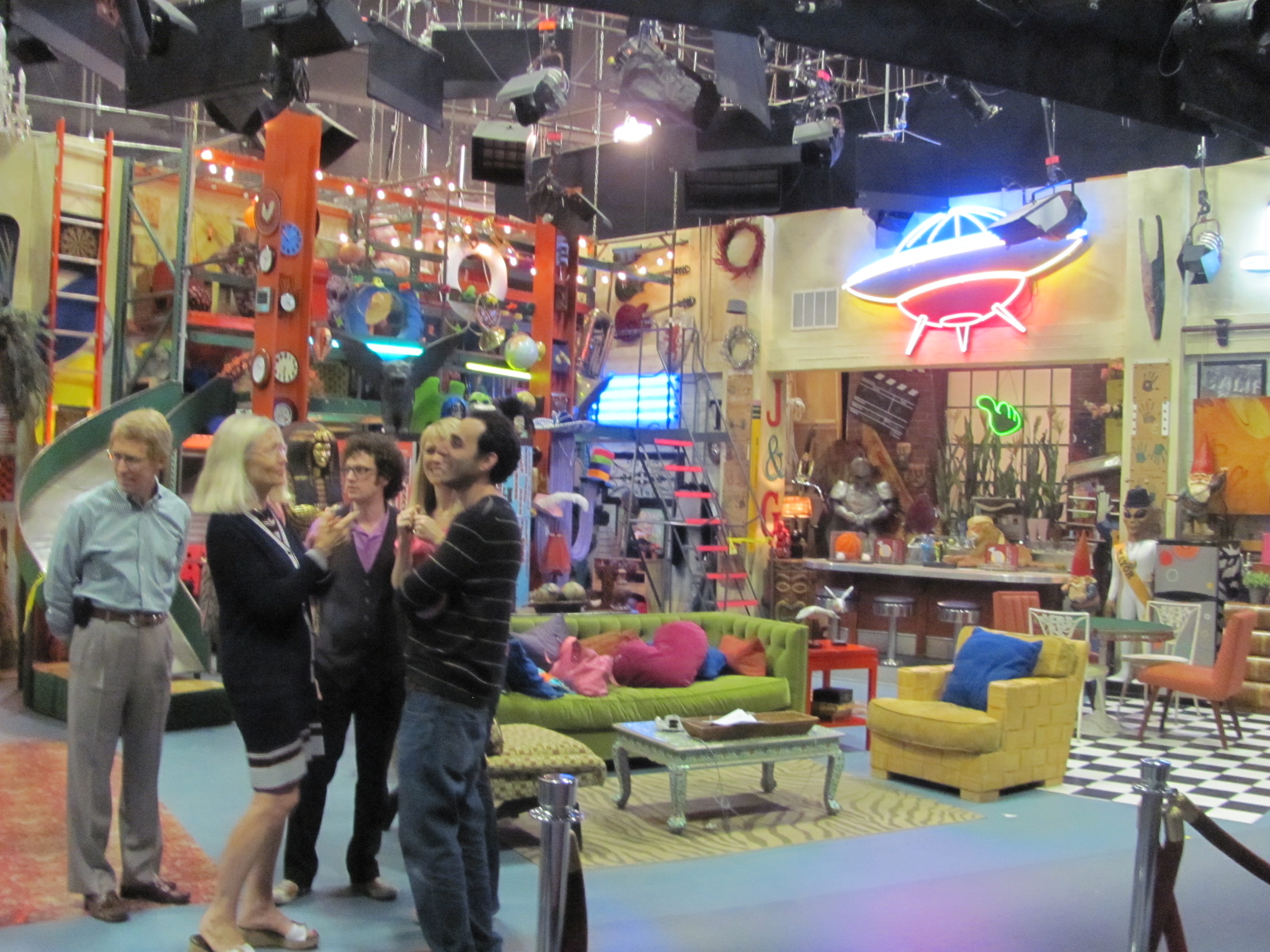 Sonny with a chance Set Photos